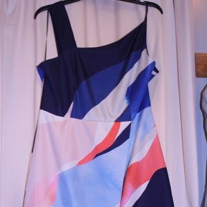 Finders Keeper's Colorful Asymmetrical Dress